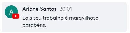 Depoimento de Ariane Santos